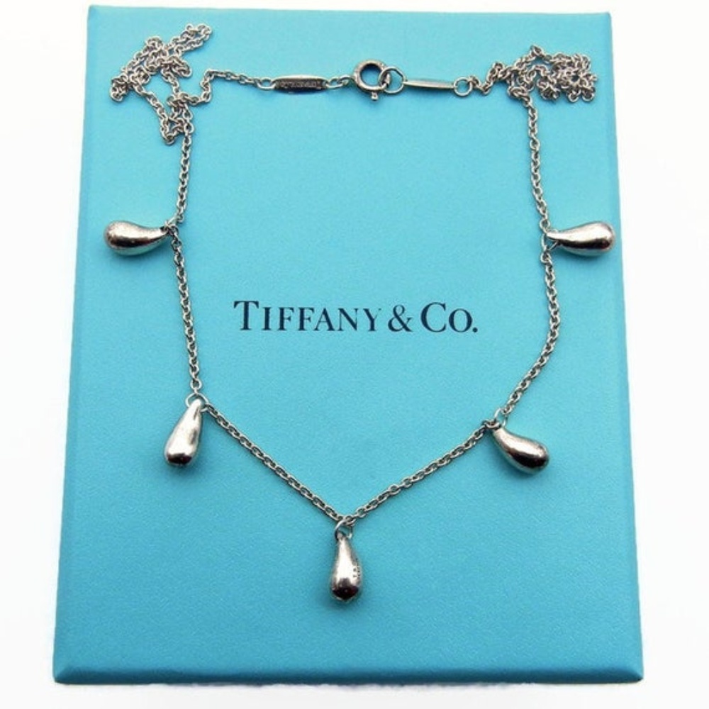 Tiffany & Co. 5 Teardrops 16" Elsa Peretti Collect